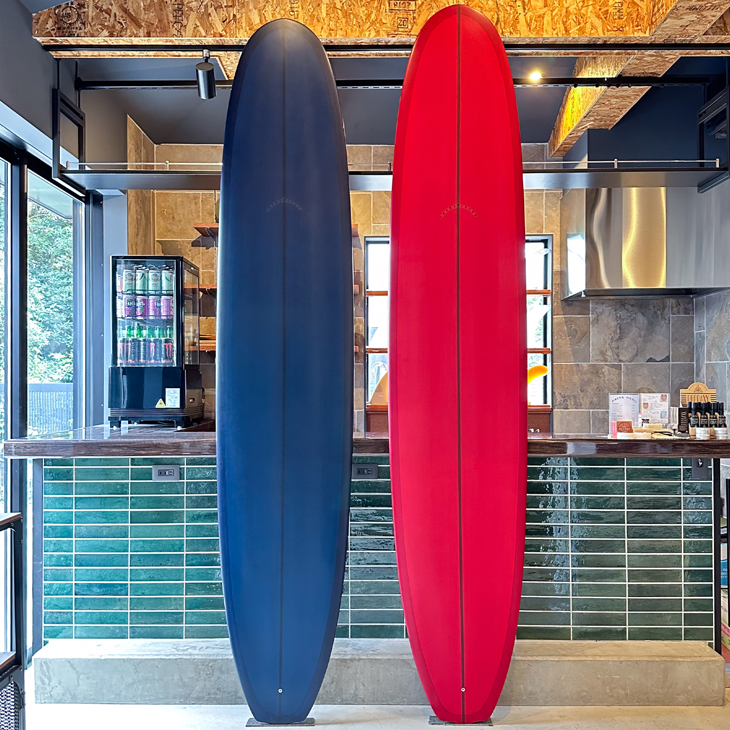 新品同様ロングボードシングルフィン トランシスタブランドフィン  